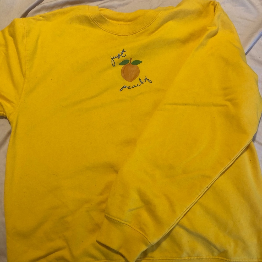 Just peachy sweatshirt